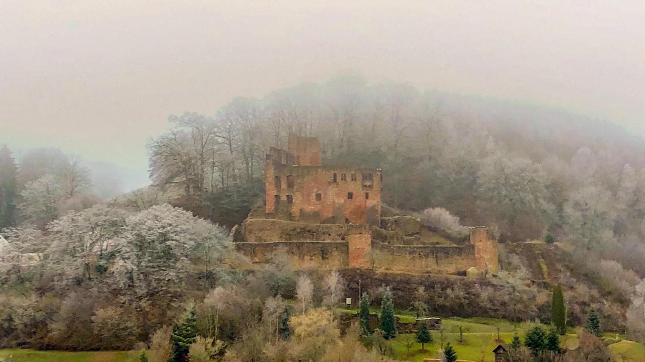 Burg Freienstein Blick 4 Sterne Mit Sauna Gammelsbach Bagian luar foto