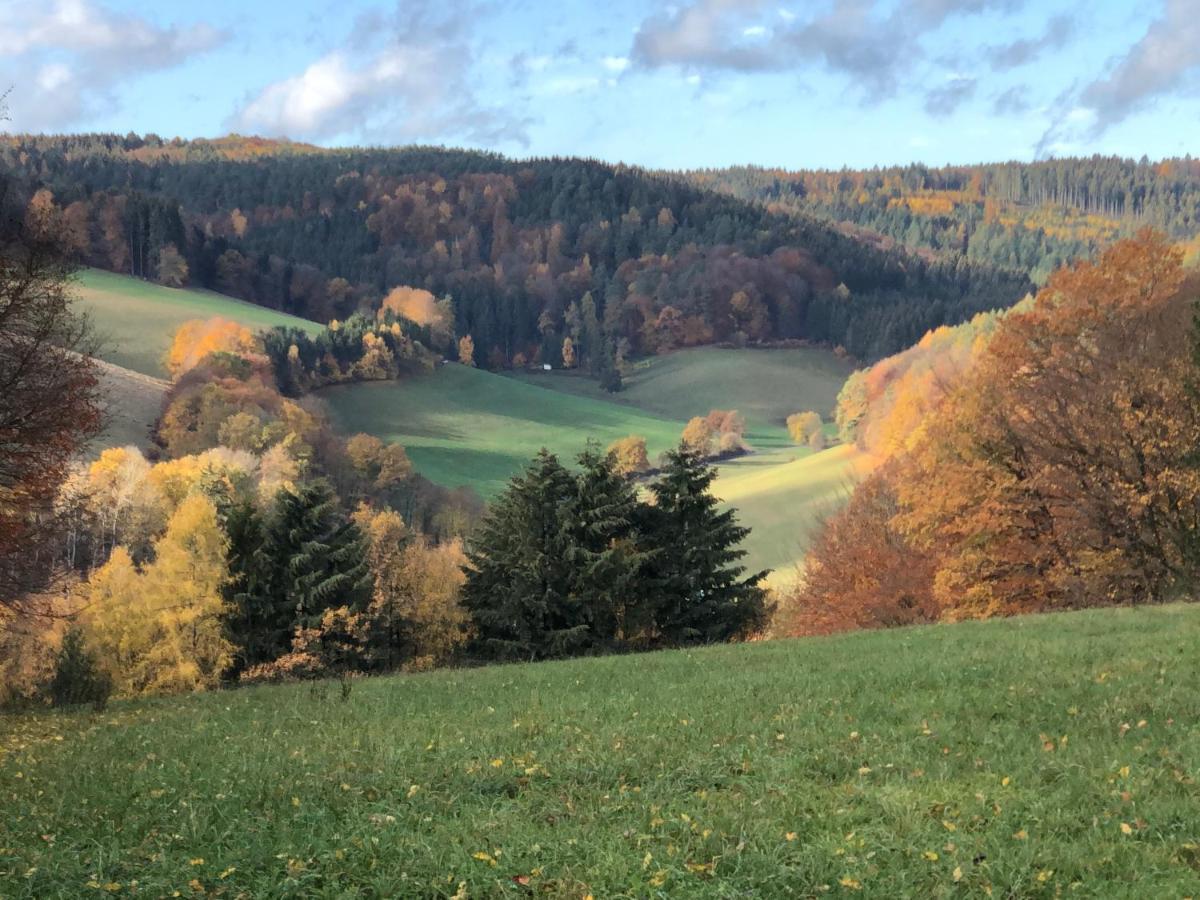 Burg Freienstein Blick 4 Sterne Mit Sauna Gammelsbach Bagian luar foto